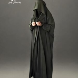 সৌদি জিল ভাব বোরকা নেকাব জলপাই কালার