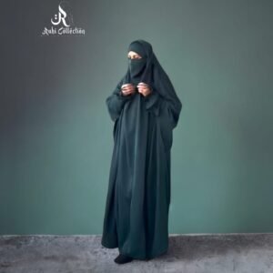 সৌদি জিল ভাব বোরকা নেকাব গ্রিন কালার